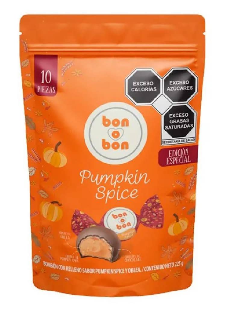 Bon o Bon · Bombòn con oblea relleno, pumpkin spice (225 g)