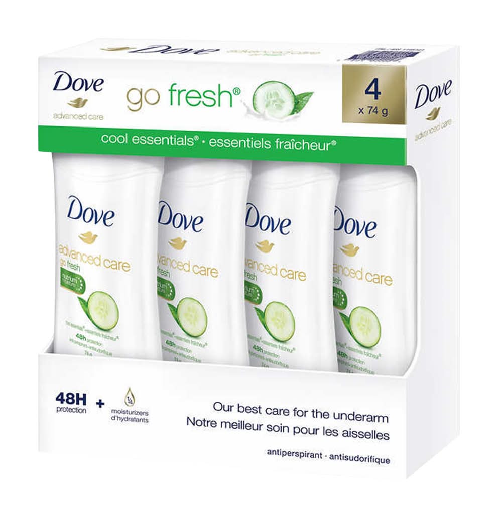 Dove Advanced Care - Antisudorifiques, Paquet De 4 / Dove Advanced Care Antiperspirant, 4-Pack