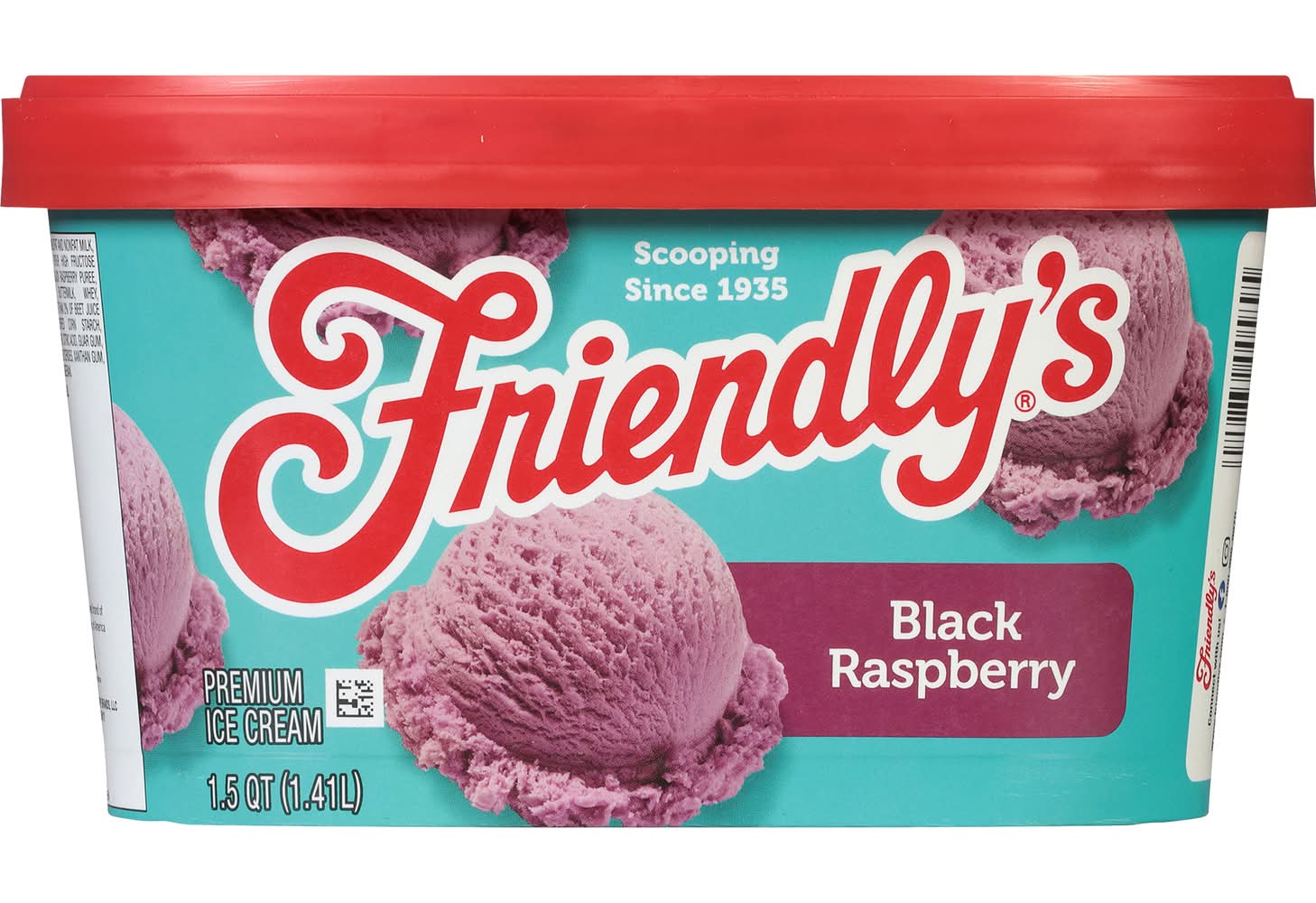 Friendly's Rich & Creamy Black Raspberry Premium Ice Cream (48 fl oz)