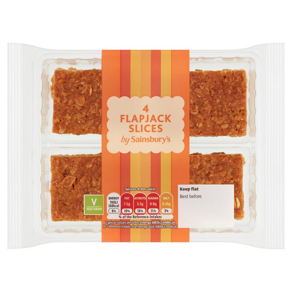 Sainsbury's Flapjack Slices x4
