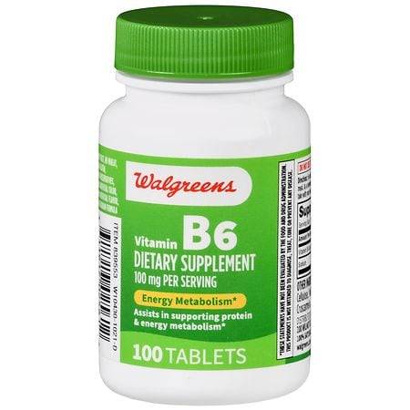Walgreens Vitamin B6 100 mg Tablets