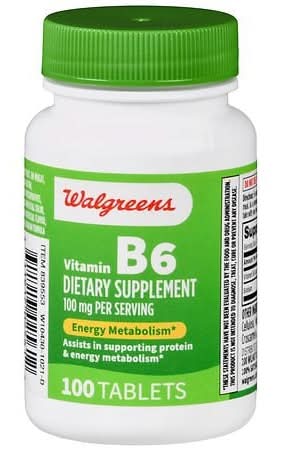 Walgreens Vitamin B6 100 mg Tablets