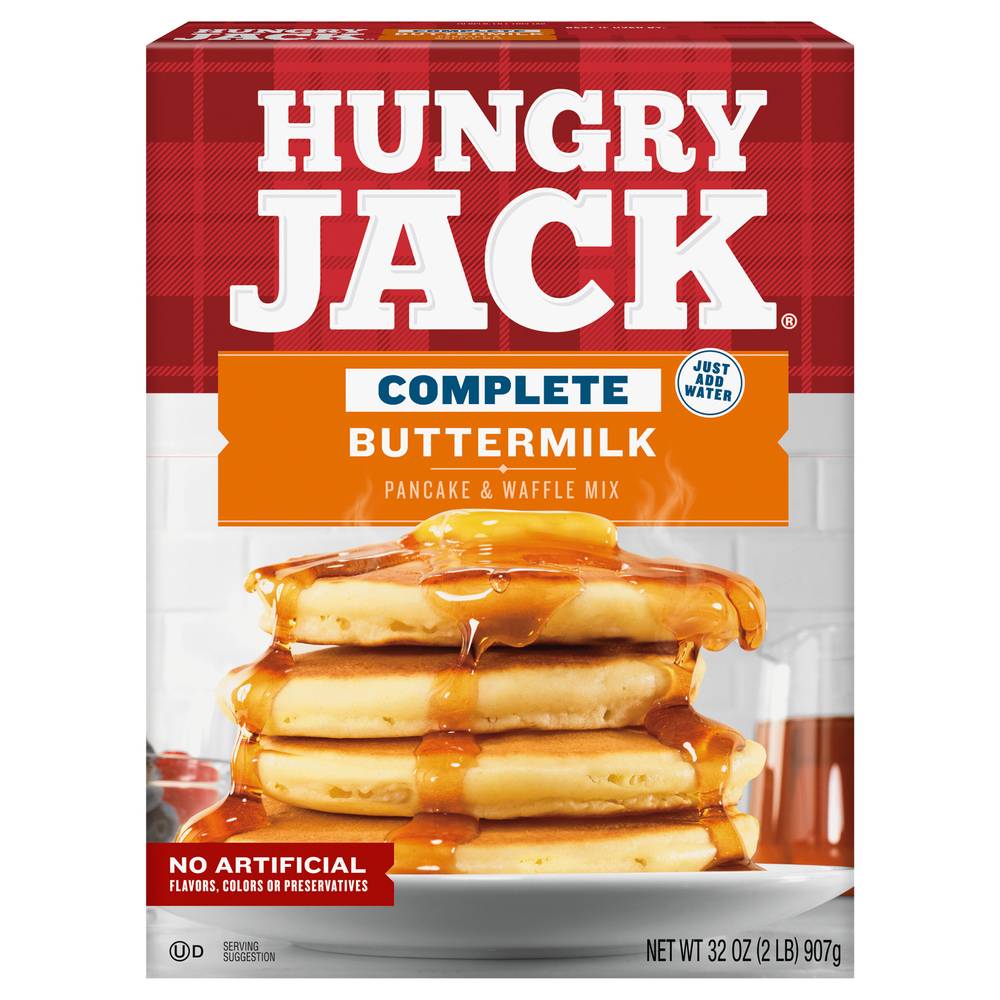 Hungry Jack Complete Buttermilk Pancake & Waffle Mix (2 lbs)