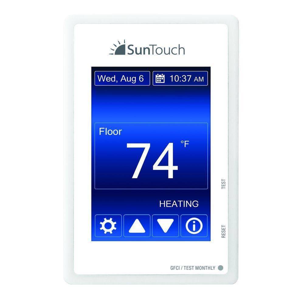 Suntouch Floor Warming Sunstat Command Programmable Radiant Floor Heating Thermostat