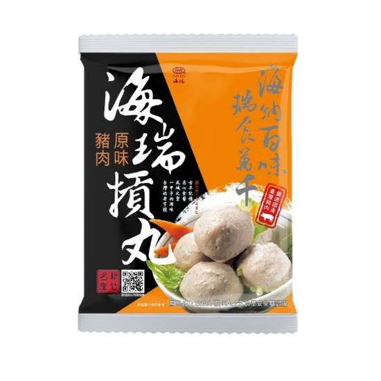 海瑞 原味豬肉摃丸 600g <600g克 x 1 x 1Pack包> @15#4710937609011