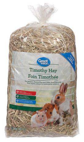 Great Value Timothy Hay (for rabbits, guinea pigs and other small animals, value size, 1.3kg (48oz))