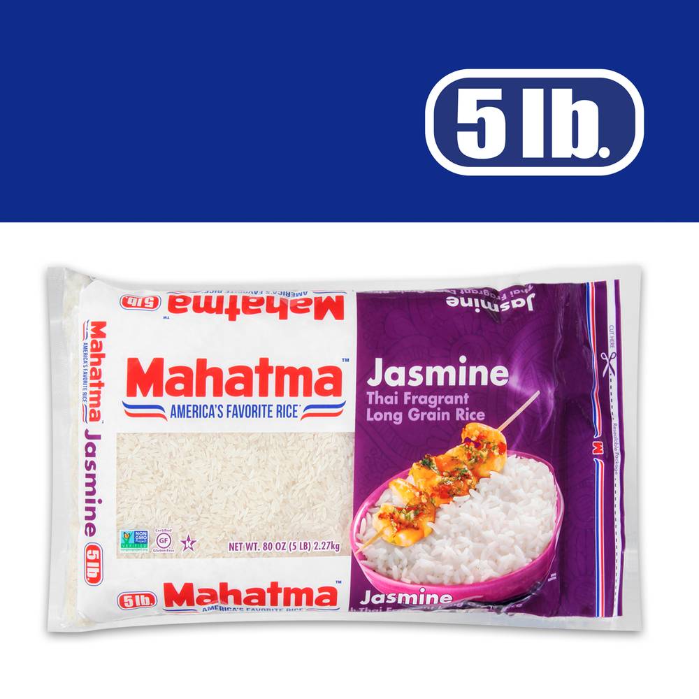 Mahatma Jasmine Thai Fragrant Long Grain Rice (5 lbs)
