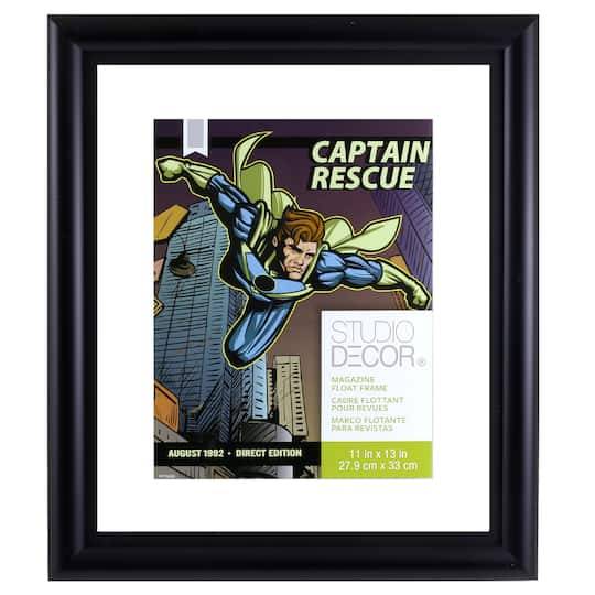 11" X 13" Black Comic Book Float Frame By Studio Decor