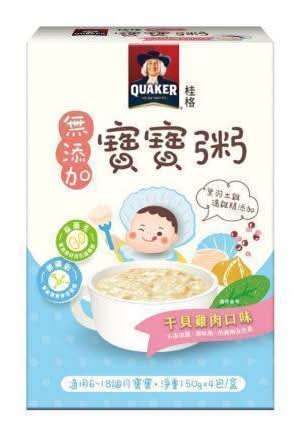 桂格干貝雞肉無添加寶寶粥150g 4入-7907764