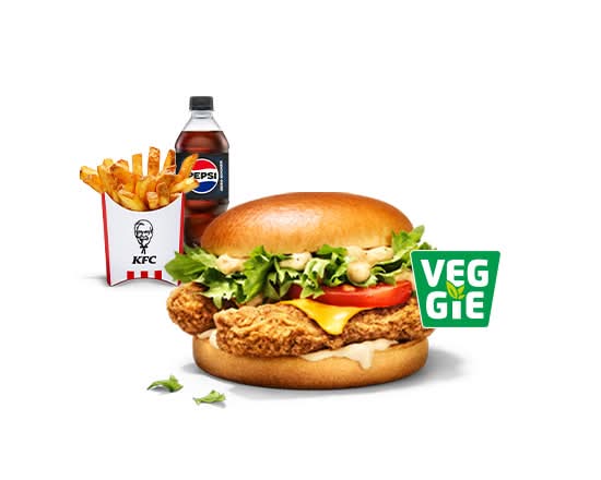 Colonel Veggie Burger Menü