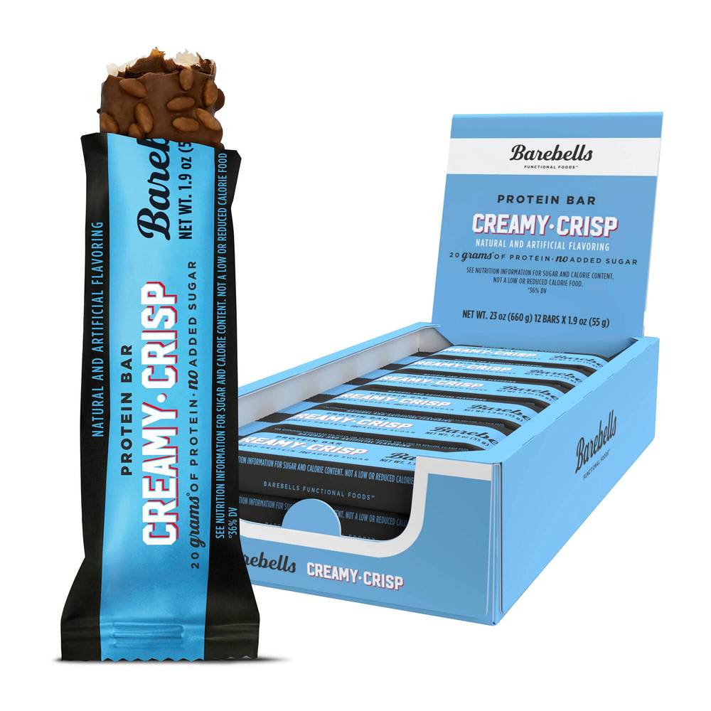 Barebells Creamy Crisp Protein Bar(12 Ct, 1.9 Oz)