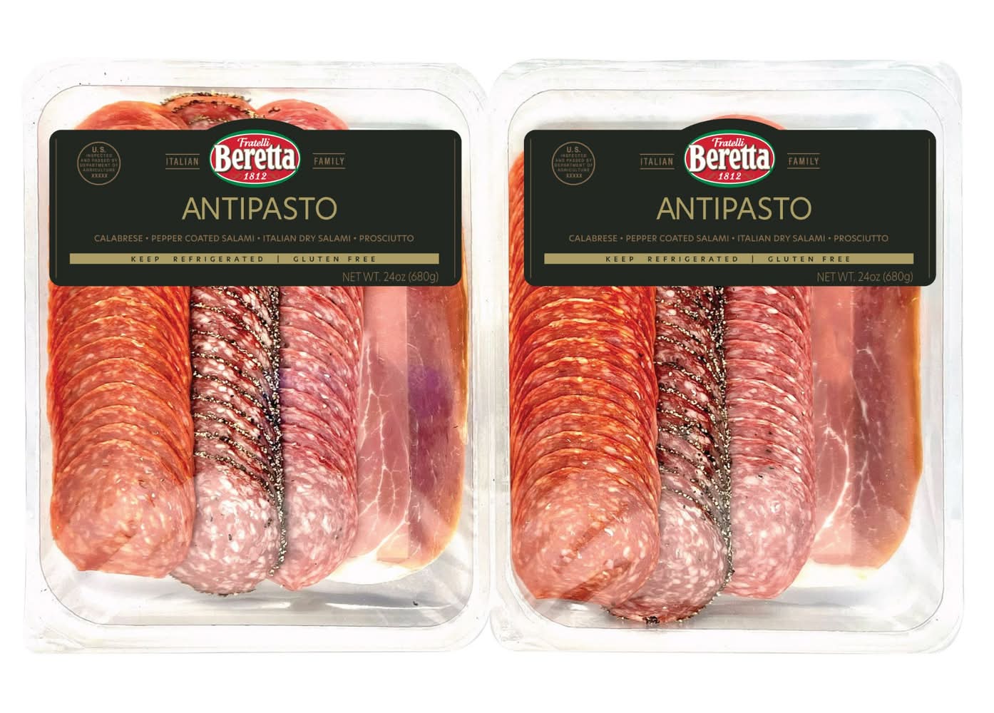 Fratelli Beretta Antipasto Paper Coated Salami (2 x 24 oz)