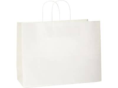 Merangue Bags & Bows Vogue Kraft Paper Shopping Bags (white)