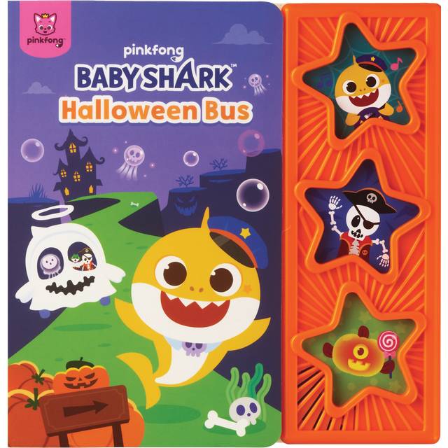 Pinkfong Baby Shark: Halloween Bus Sound Book (3 Button)