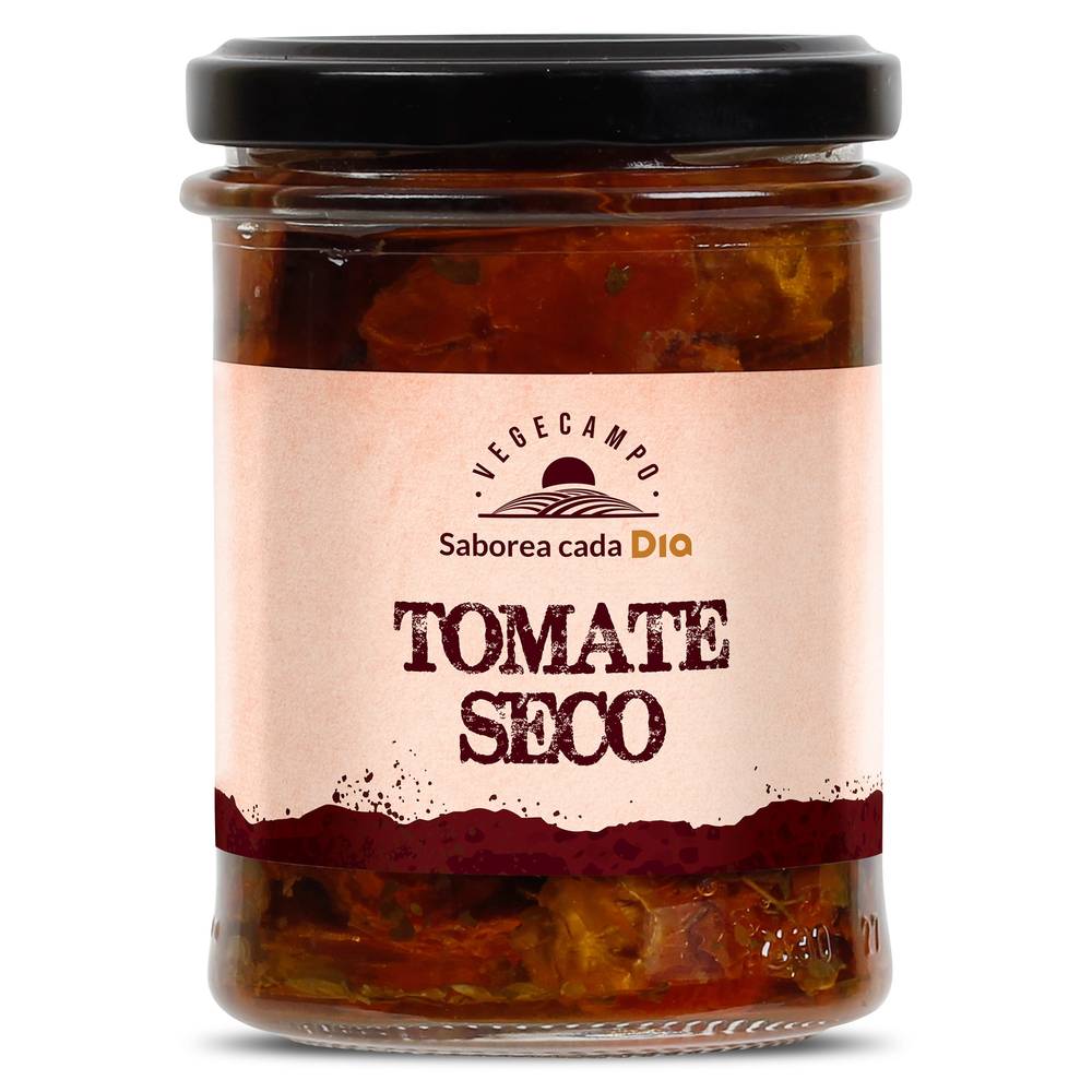 Tomate Seco En Aceite Vegecampo De Dia Frasco 110 G