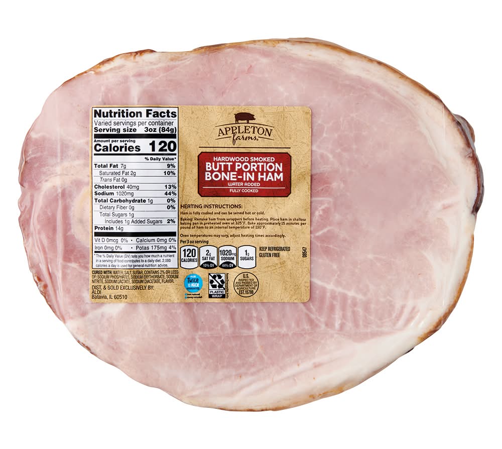 Appleton Farms Smoked Ham Butt Portion