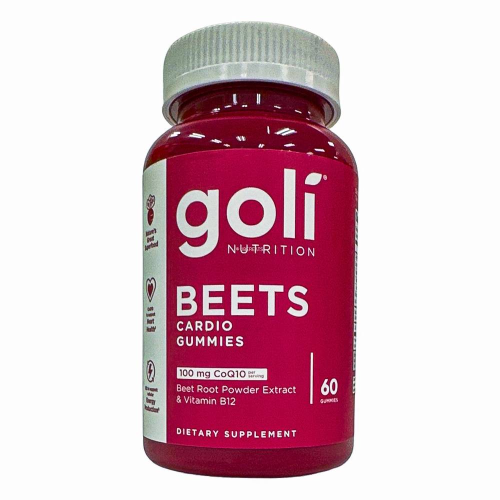 Goli Nutrition Cardio Vegan Vitamin Gummies (beets)
