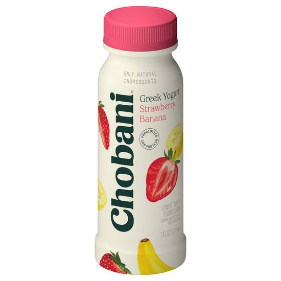 Chobani Strawberry Banana Greek Yogurt Drink