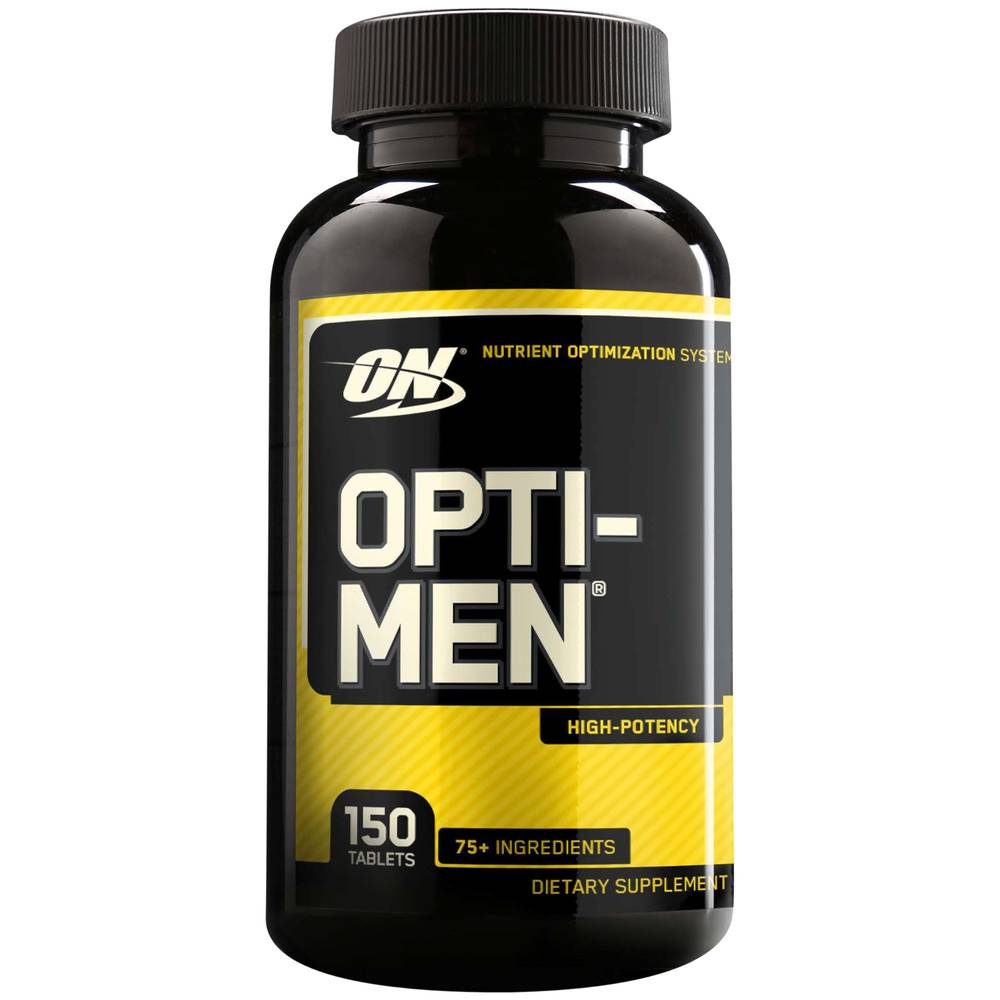 Optimum Nutrition Opti-Men High Potency Multivitamin For Active Men Tablets (150 ct)