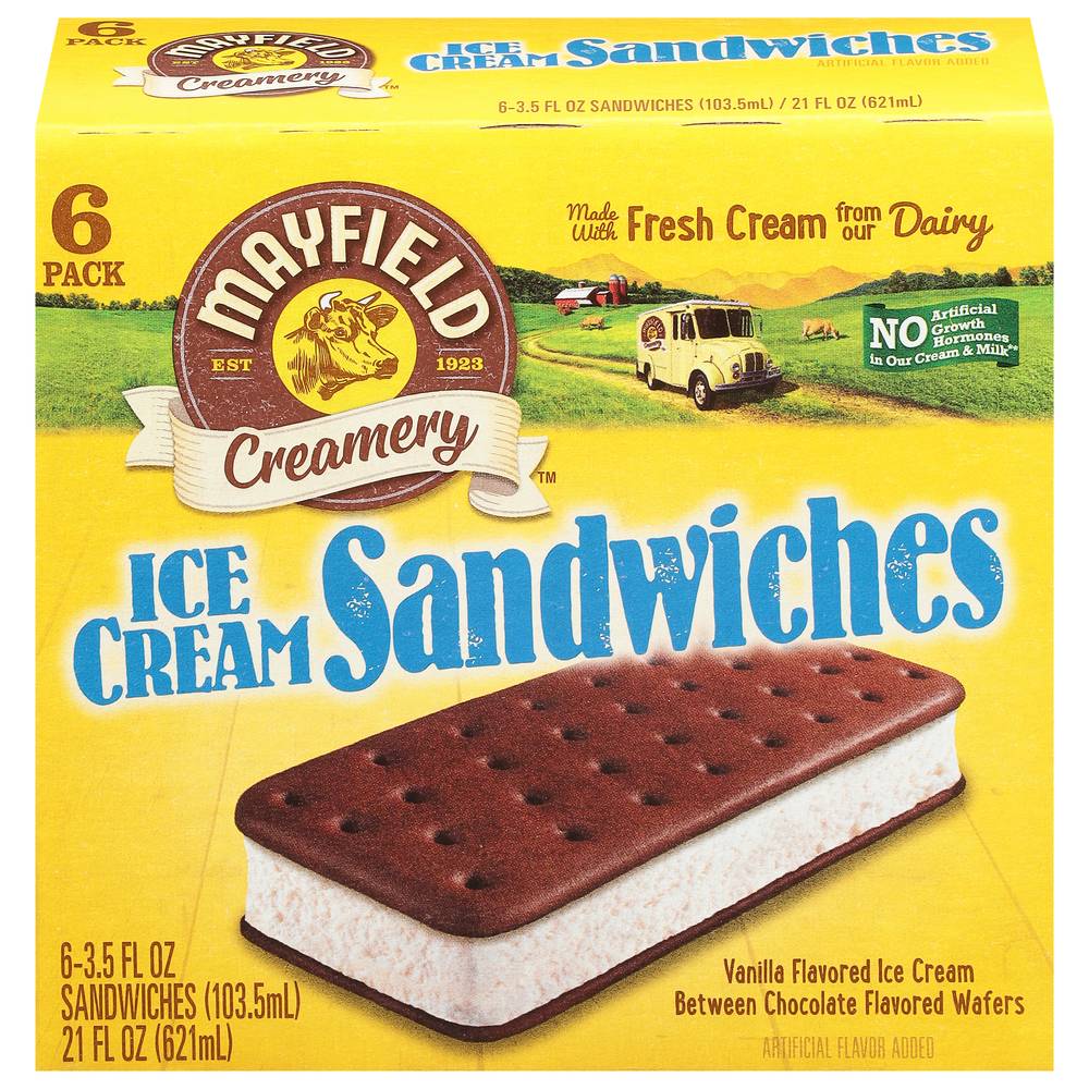 Mayfield Creamery Vanilla Ice Cream Sandwich (21 fl oz)