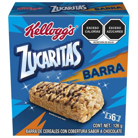 Kellogg's barra de  cereal zucaritas (caja 126 g)