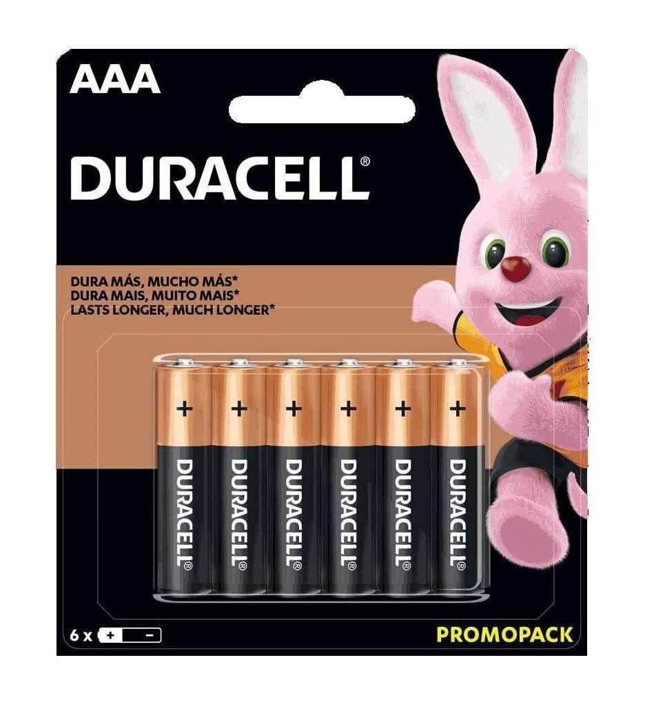 Pilas Duracell AAA 6 Un