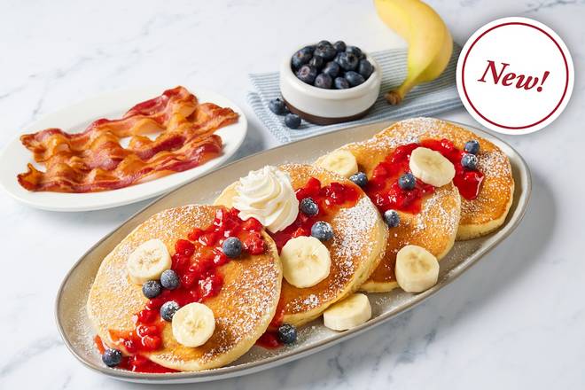 Red, White & Blueberry Hotcakes Combo