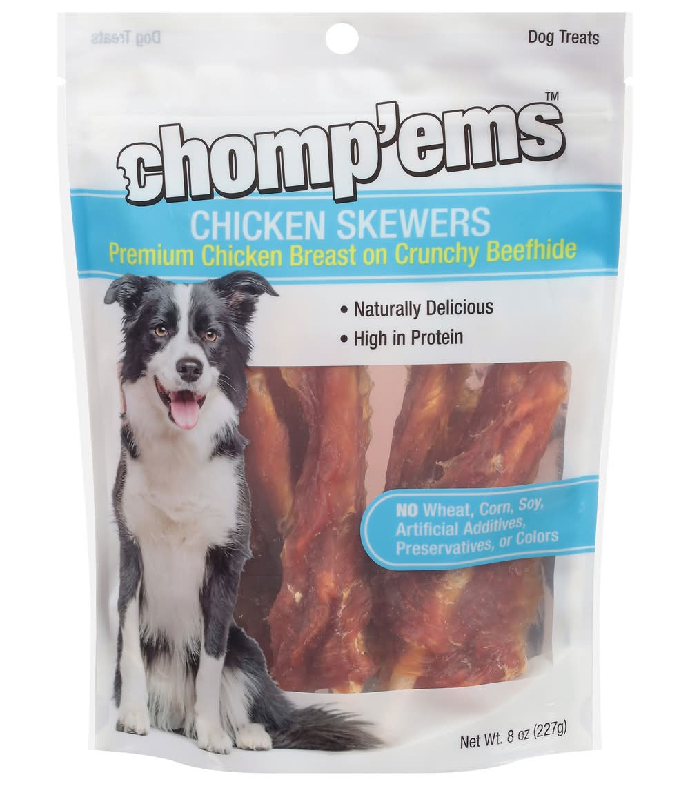 Chomp'ems Chicken Skewers Dog Treats (8 oz)