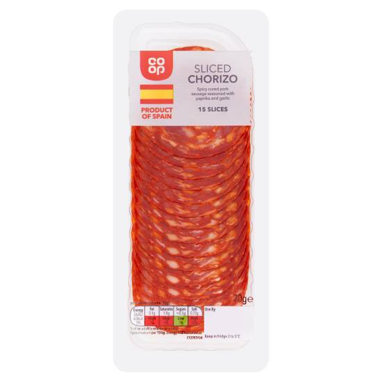 Co-Op Sliced Chorizo Pork (15 pack)