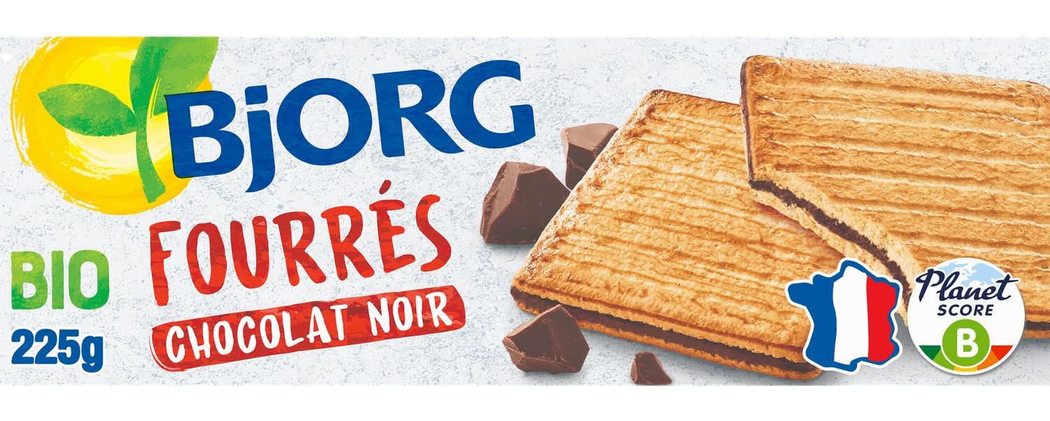 Bjorg - Biscuits fourrés chocolat noir bio (9)