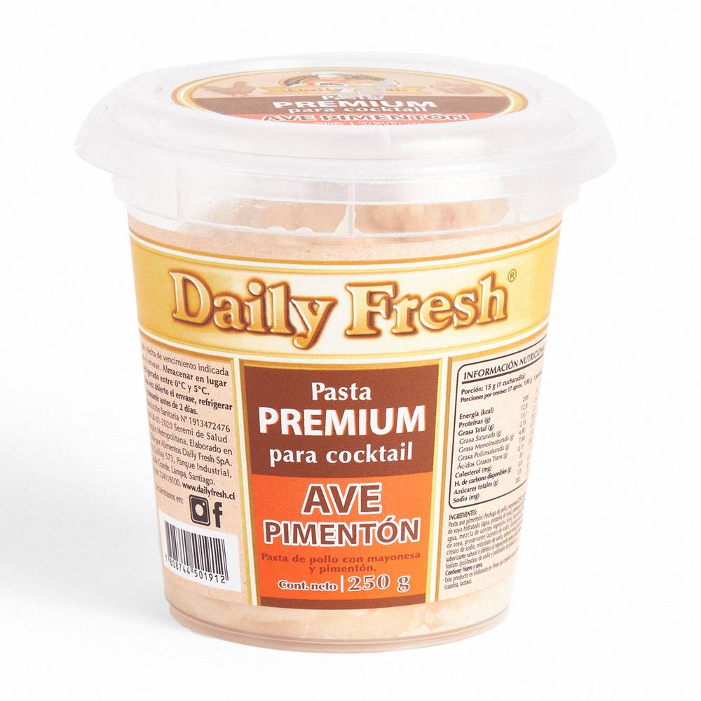 Daily Fresh · Pasta premium para cocktail - Ave Pimentón (250 g)