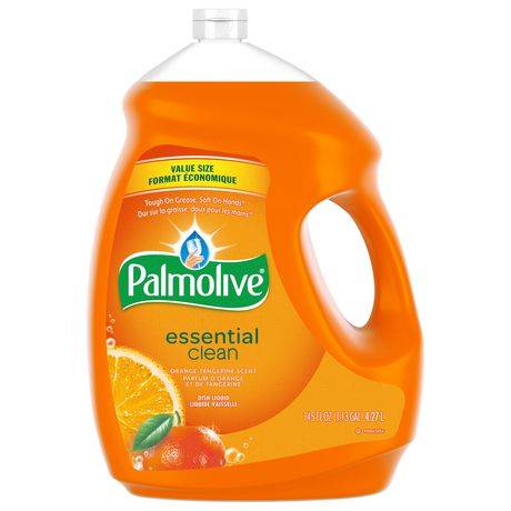 Palmolive Essential Clean Liquid Dish Soap Orange Tangerine Scent