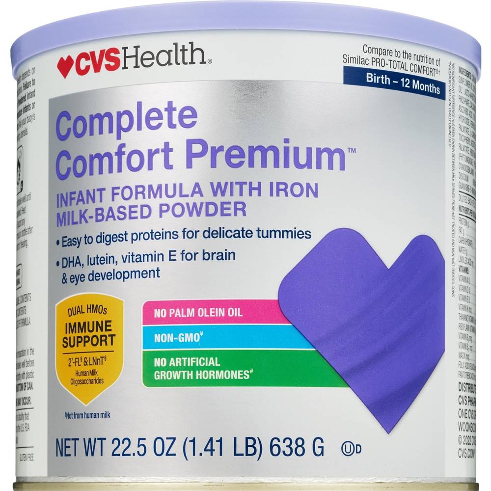 CVS Health Complete Comfort Premium Infant Formula, 22.5 OZ