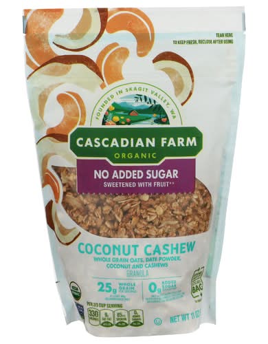 Cascadian Farm Organic Coconut Cashew Granola