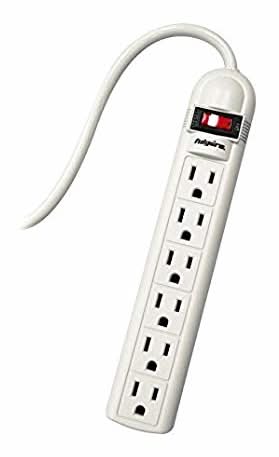 Barra Multicontactos  6 Tomas C/supresor  Fulgore  1.0 - Pza