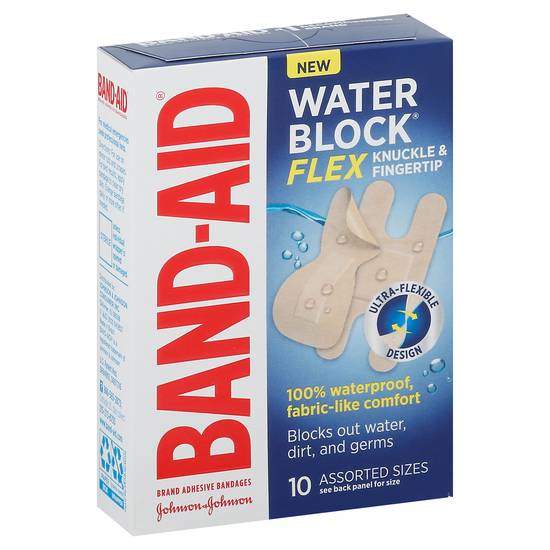Johnson & Johnson Band-Aid Water Block Adhesive Bandages (10 ct)