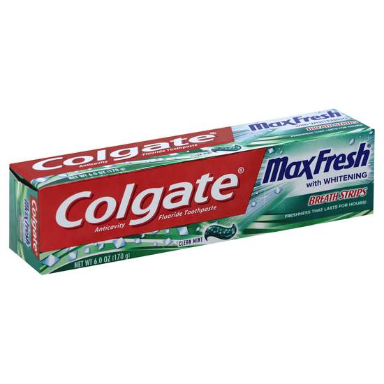 Colgate Maxfresh Breath Strips Toothpaste (6 oz)