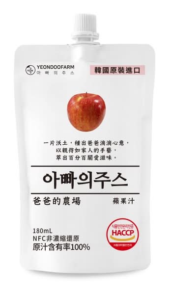 G)韓國爸爸的農場蘋果汁180Ml