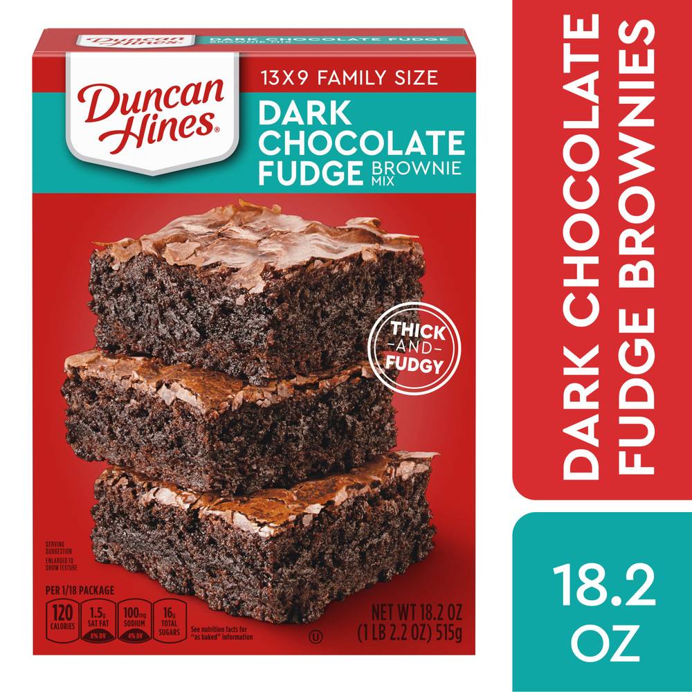 Duncan Hines Dark Chocolate Fudge Brownie Mix