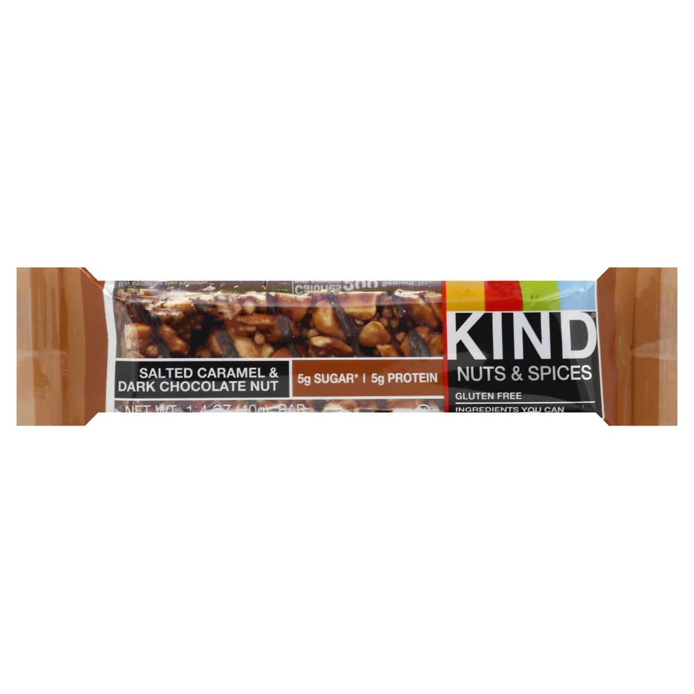 Kind Nuts & Spices Salted Caramel & Dark Chocolate Nut Bar