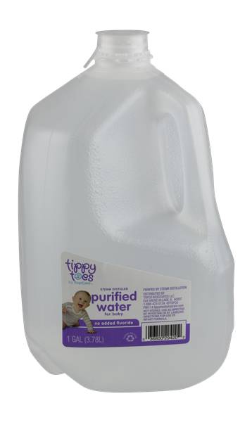 Tippy Toes Steam Distilled Purified Water For Baby