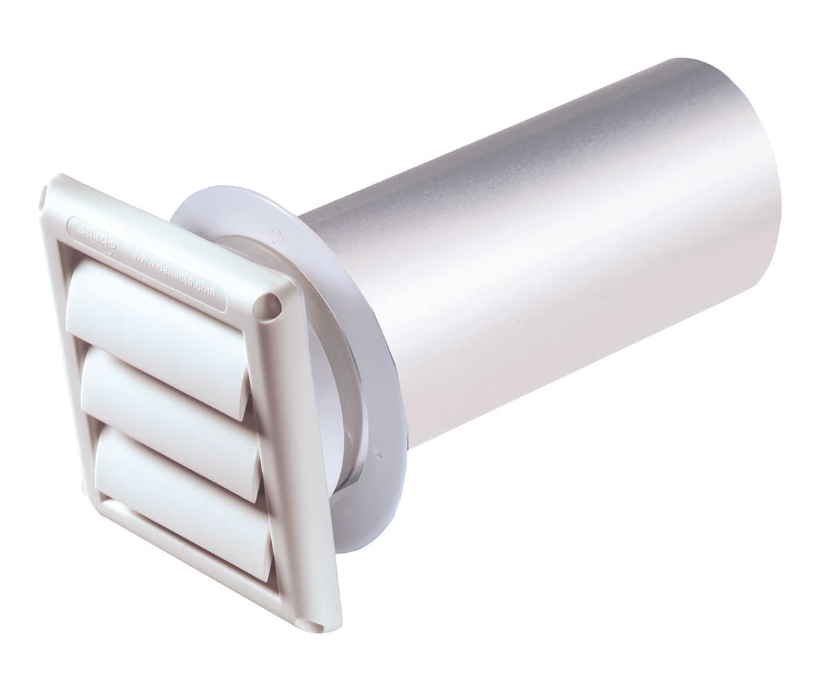 Deflect-O Plastic Wall Cap With Tailpipe