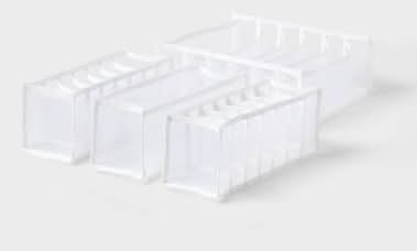 Brightroom Mesh Drawer Organizer Inserts (4 ct)