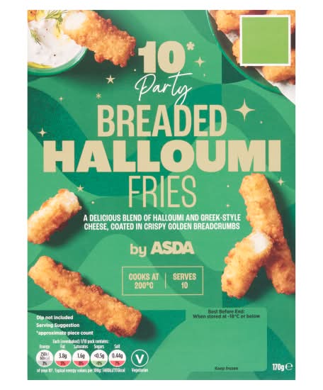 ASDA Party Breaded Halloumi Fries (10 pack)