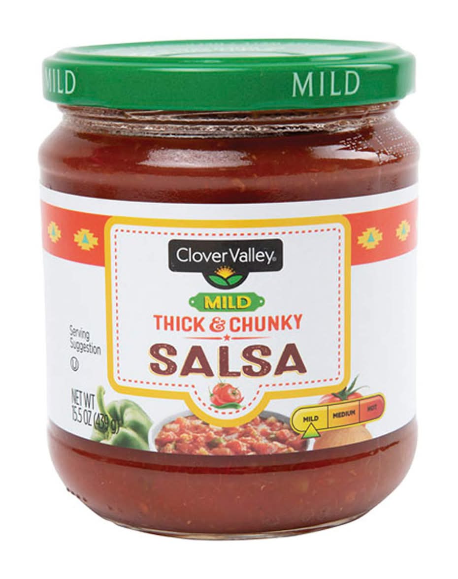 Clover Valley Mild Thick & Chunky Salsa 15.5 Oz
