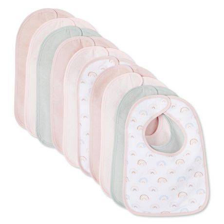 George Baby Girls' Bib, 1 (10 pack)