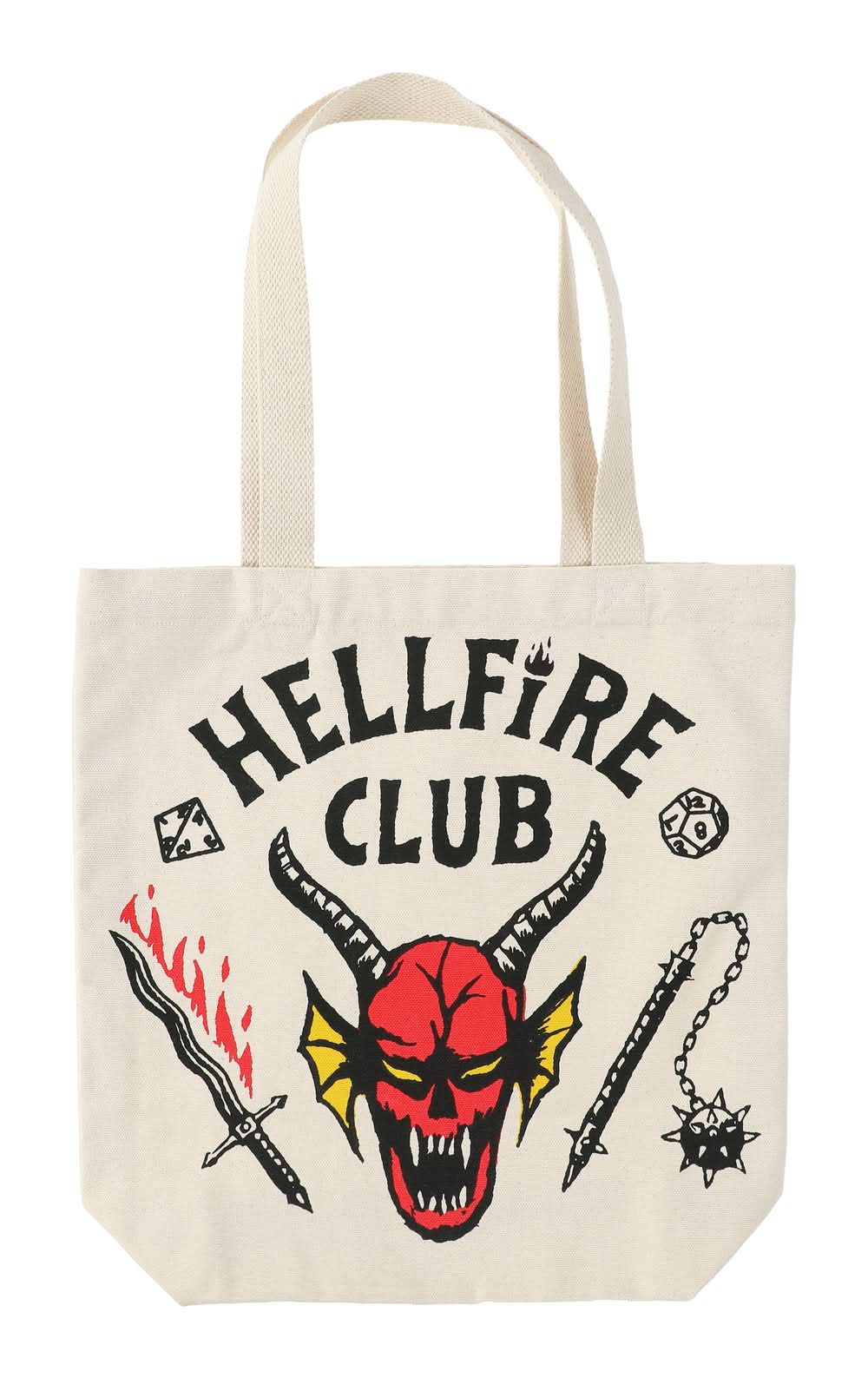 Licensed Canvas Tote Bag Stranger Things
