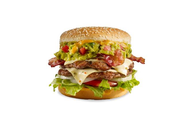 Double Guacamole Bacon Burger