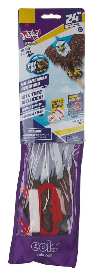 Wicked Kites Ready To Fly Pop-Up Eagle Kite 24 In