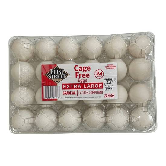 First Street Extra Large Cage Free Eggs (24 ct)